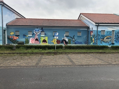 Graffiti Projekt Freibad Burgwedel 2019 Foto 2 © Jugendpflege Großburgwedel